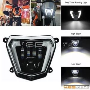 オートバイ LED ヘッドライト KTM 690R 2013-17 デューク 690