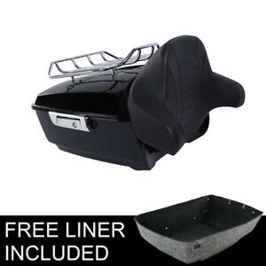 キングパック トランク バックレスト ラック ハーレー ツアーパック ストリート ロード グライド 14-23 に適合 King Pack Trunk Backrest Rack Fit For Harley Tour-Pak Street Road Glide 14-23
