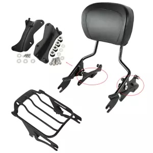 荷物ラック シーシーバー バックレスト & ドッキング キット ハーレー ロード グライド 2014-23 に適合 Luggage Rack Sissy Bar Backrest & Docking Kit Fit For Harley Road Glide 2014-23