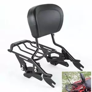 荷物ラック シーシーバー バックレスト & ドッキング キット ハーレー ロード グライド 2014-23 に適合 Luggage Rack Sissy Bar Backrest & Docking Kit Fit For Harley Road Glide 2014-23