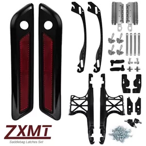 ハードサドルバッグ ハードウェアラッチヒンジロックキット 2014-2022 ハーレーダビッドソン FL用 Hard Saddle bags Hardware Latch Hinge Lock Kit For 2014-2022 Harley Davidson FL