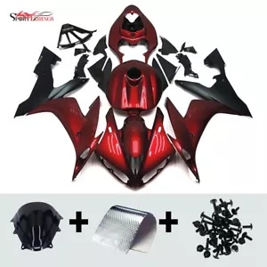オートバイ ABS レッドフェアリング YZF R1 2004 2005 2006 ヤマハ射出ボディワーク用 Motorcycle ABS Red Fairings for YZF R1 2004 2005 2006 Yamaha Injection Bodywork