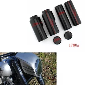ブラックフロントフォークガードカバーチューブカバーハーレーブレイクアウトFXSB 2013-17 HPUK用 Black Front Fork Guard Cover Tube Cover For Harley Breakout FXSB 2013-17 HPUK