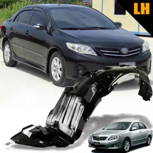 ブラックインナーフェンダー LH 左側トヨタカローラアルティス 2008-2013 セダン BLACK INNER FENDER LH LEFT SIDE FOR TOYOTA COROLLA ALTIS 2008-2013 SEDAN