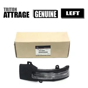 LH サイドミラー純正ターンシグナルランプ三菱トライトン 15-18 ミラージュ 12-18 に適合 LH Side Mirror Genuine Turn Signal Lamp Fit Mitsubishi Triton 15-18 Mirage 12-18