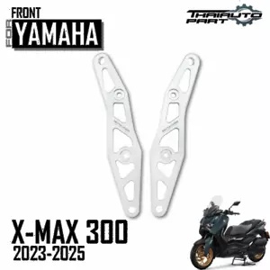 フロントシールド取付ブラケット ホワイト ヤマハ XMAX X-MAX300用 Front Shield Mounting Bracket White For Yamaha XMAX X-MAX300