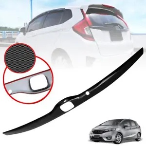 フィットホンダフィットハイブリッド 2014 2015 16 17 18 リアテールゲートカバートリムカーボンルック FIT HONDA FIT HYBRID 2014 2015 16 17 18 REAR TAILGATE COVER TRIM CARBON LOOK