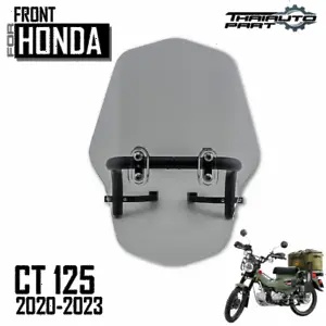 フロントガラスウインドスクリーンバイザーカバースモークホンダ CT125 トレイル 125 ハンターカブ用 WINDSHIELD WINDSCREEN VISOR COVER SMOKE FOR HONDA CT125 TRAIL 125 HUNTER CUB