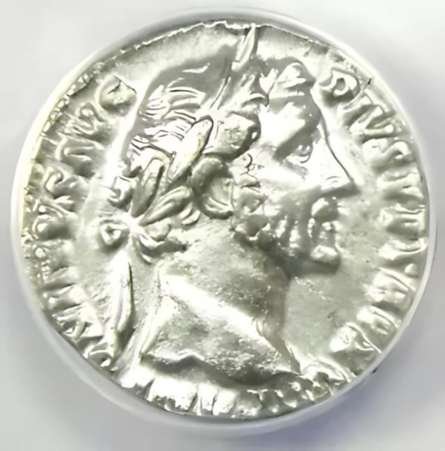 ローマ帝国 アントニヌス・ピウス デナリウス銀貨 満点評価】古代ローマ AD138-161 デナリウス 銀貨 アントニウス
