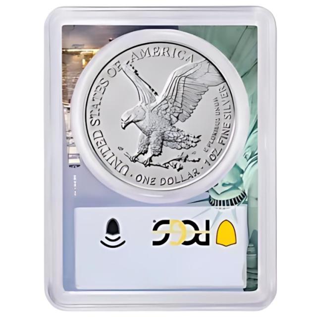 2023 (W) $1 アメリカン シルバー イーグル PCGS MS69 自由の女神フレーム