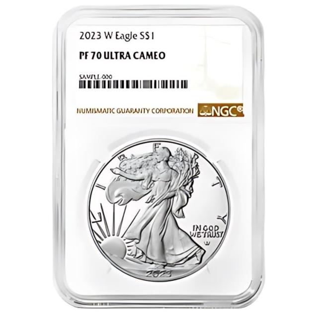 2016-W レタード エッジ シルバー アメリカン イーグル $1 NGC PF69 ウルトラ カメオ