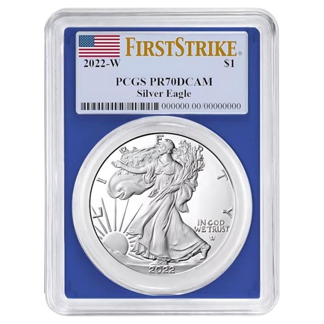 1992-S $1 PCGS PR70DCAM シルバー イーグル 2022-W プルーフ $1