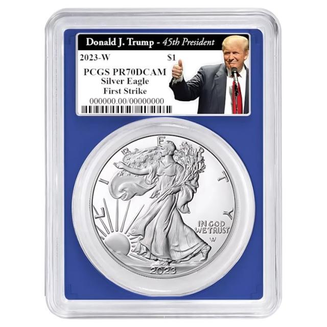 2023-W プルーフ $1 アメリカン シルバー イーグル PCGS