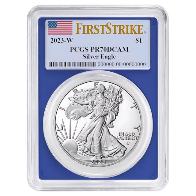 2023年 1ドル銀貨 ピースドル NGC MS70 早期リリースラベル