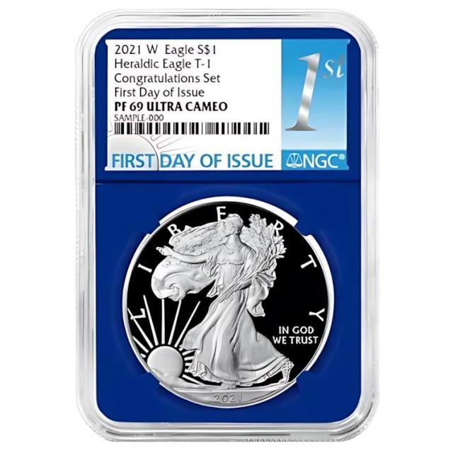 2016-W レタード エッジ シルバー アメリカン イーグル $1 NGC PF69 ウルトラ カメオ