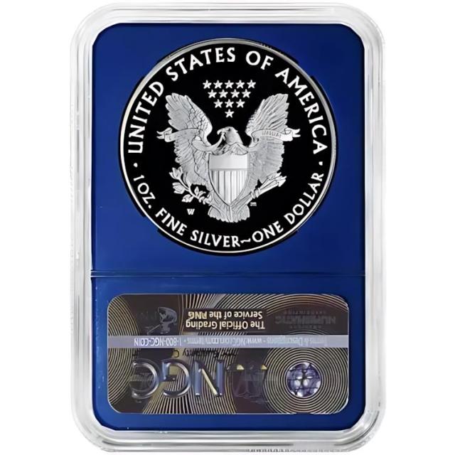 2021-W プルーフ $1 タイプ 1 アメリカン シルバー イーグル NGC