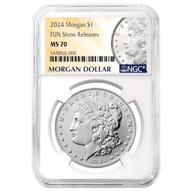 プレセール - 2024 $1 モーガン シルバー ダラー NGC MS70 モーガン