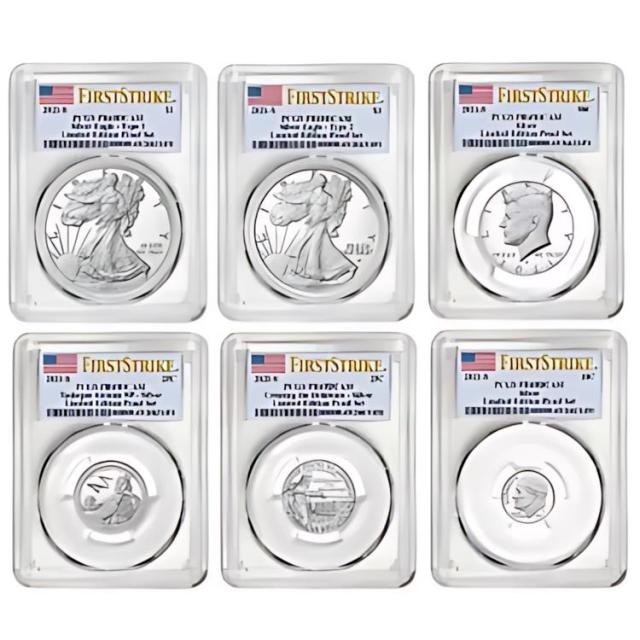 ne　10/1にお支払い 2021 限定版プルーフ アメリカン イーグル コレクション 6 個セット