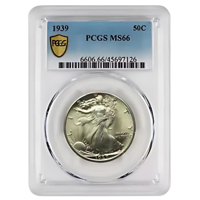 1941-D ウォーキング・リバティ・ハーフダラー 50セント NGC MS65 1939