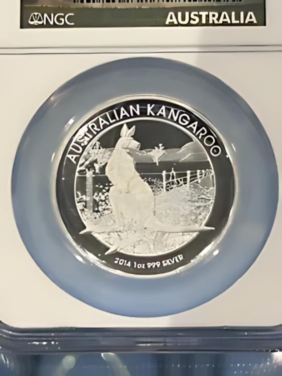 NGC PF70UC】2010P カンガルー ハイレリーフ 1ドル銀貨 2025年最新