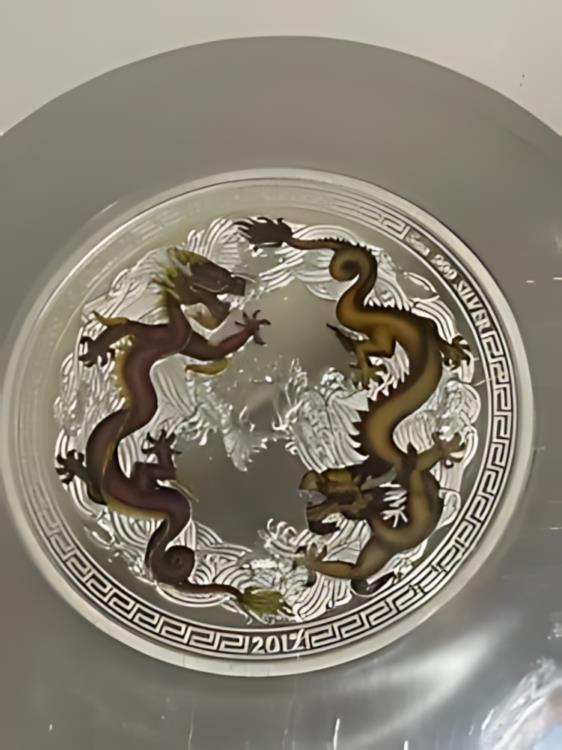ドラゴンズ オブ レジェンド スペシャル エディション 2012 ツバル $5 ピュア 5 オンス シルバー NGC PF69