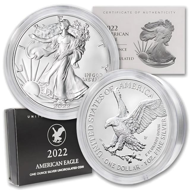 2022 アメリカイーグル銀貨1オンス⑤ イーグル銀貨を安心価格で販売