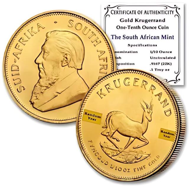 ✨️Krugerrand 1/10 OZ 南アフリカ金貨✨️ ✨️Krugerrand 1/10 OZ 南アフリカ金貨✨️ Buy the 2025 1/10 Oz