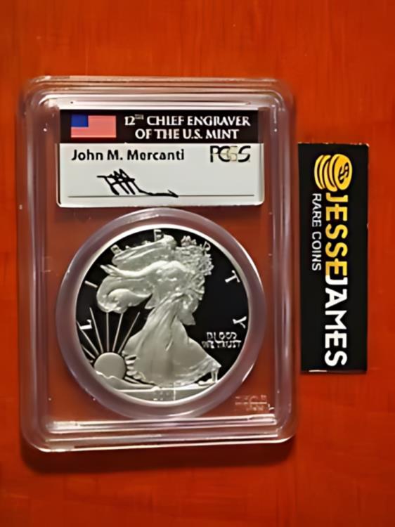 2020 シルバー イーグル PCGS MS70 トーマス クリーブランド 初日発行