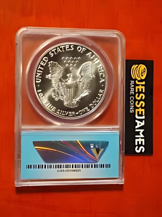 1987 $1 アメリカン シルバー イーグル ANACS MS70 ブルーラベル
