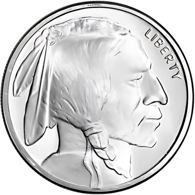 ファイブ(5) 1オンスゴールデン ステート ミント シルバー ラウンド