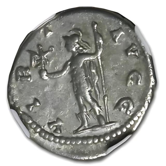 ローマ銀デナリウス カラカラ帝 (西暦 198 〜 217 年) Ch-VF NGC