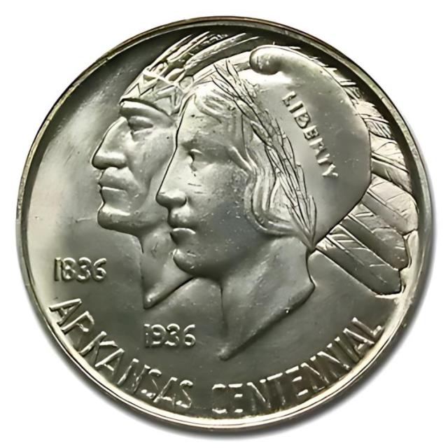 1937-D アーカンソー ハーフダラー MS-65 PCGS