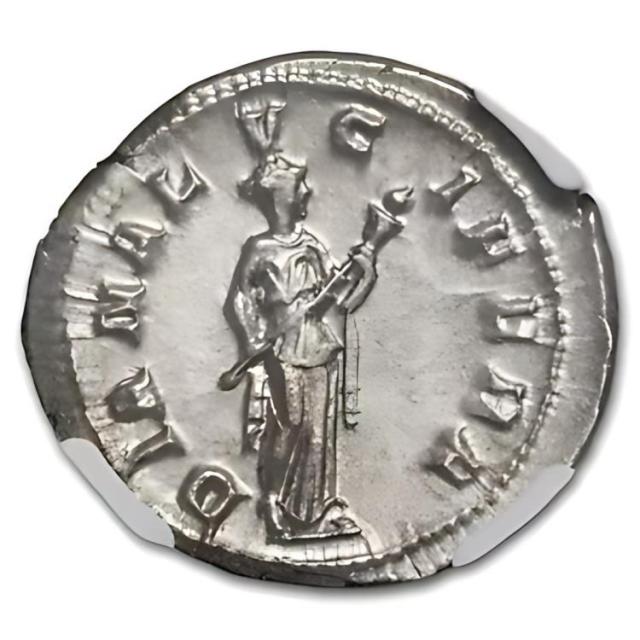 ローマ Dbl デナリウス ゴルディアヌス 3 世 238-244 AD MS NGC