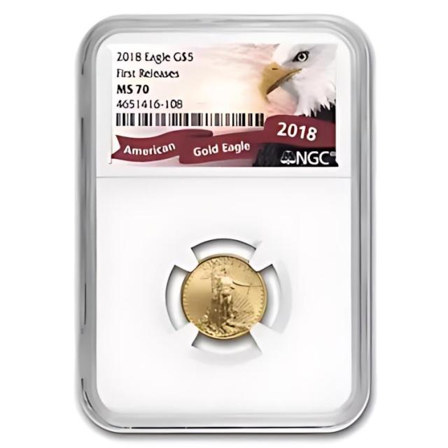 1/10オンス アメリカンゴールドイーグル MS-70 NGC（年ランダム）