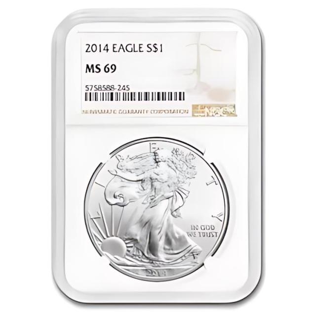 完璧！2014年 PCGS MS70 シルバーイーグル