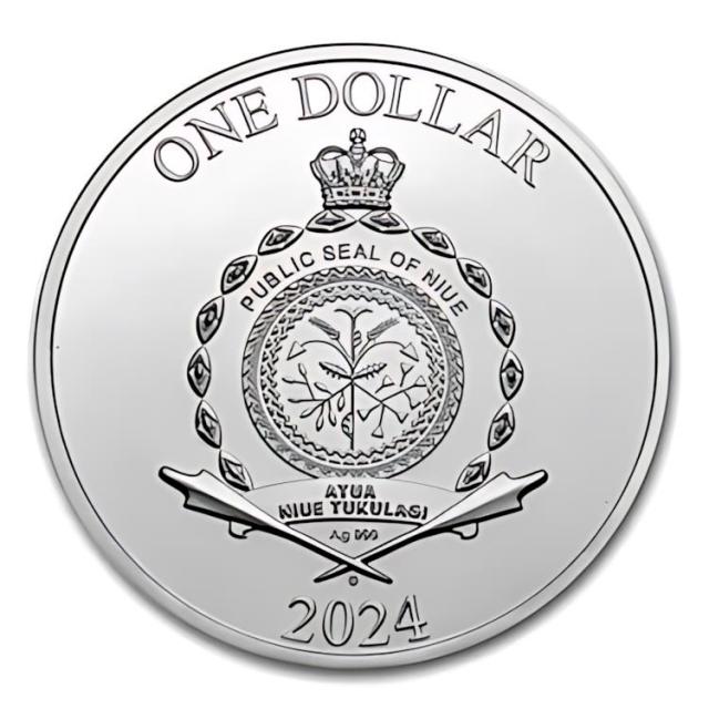 2024 ニウエ タロット銀貨　1オンス　プルーフ 2024 ニウエ タロット銀貨 1オンス プルーフ 2024 Niue 1-oz Silver