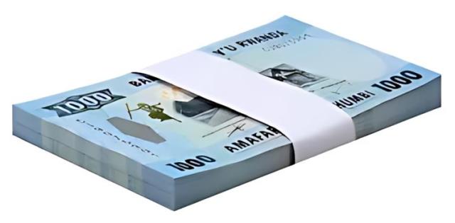 ルワンダ 1000 フラン、2019、P-39a.2、UNC X 100 PCS バンドル パック