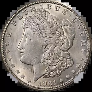 1921年 D モルガン銀貨 $1 NGC MS64 1921-S モーガン シルバー