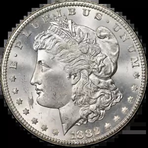 1882-CC GSA モーガン シルバー ダラー NGC MS64 ブラスト