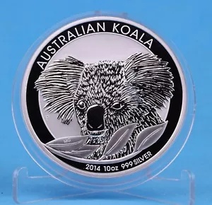 2014 ??????? $10 ???????? ??? 10 ??? ???? 999 BU / BU- 2014 Australia $10 Australian Koala 10 oz Silver 999 BU / BU-