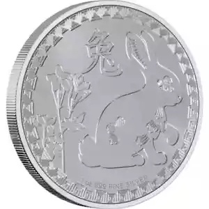 1 ??? 999 ???? $2 2023 *BU/BU*- Lunar Year of the Rabbit