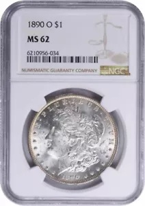 1890-O ???? ???? ??? MS62 NGC 1890-O Morgan Silver Dollar MS62 NGCの通販は