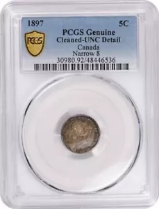 大学 1897 ??? 5 ??? ??? 8 ?? (???????? - UNC ?????) PCGS 1897
