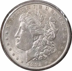1892-O VAM 5 (7) ???? ???? ??? ???? ??? ???? AU ??? #924 1892-O VAM 5 (7) Morgan Silver Dollar Doubled Ear Choice AU Uncertified #924の通販は