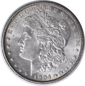 1904 ???? ???? ??? BU ??? #325 1904 Morgan Silver Dollar BU Uncertified #325の通販は 56,400円