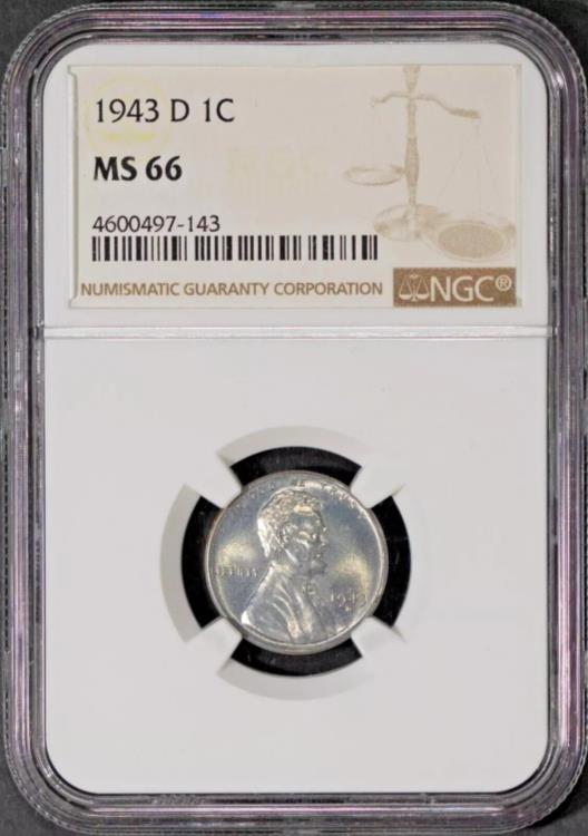 2704.　エラー　？　1943年　S　アメリカ　リンカーン　1セント 1943-D 1C リンカーン セント 2704. エラー ？ 1943年 S アメリカ