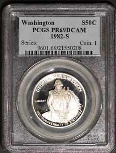 1982-S 50c シルバー ワシントン ハーフダラー PR69DCAM PCGS