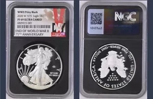 WWII Silver 75th Eagle V75 イーグル銀貨