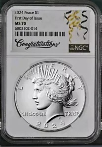 2014 カナダドル 100 グリズリー .9999 シルバー コイン OGP 付き