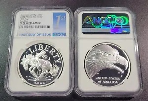 2022-P NGC PF70 アメリカン リバティ 1 オンス シルバー プルーフ